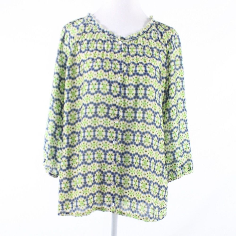 Clements Ribeiro blue blouse 10